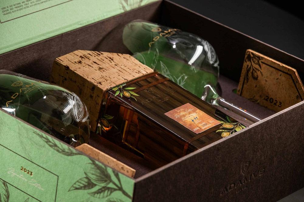 Adamus Organic Dry Gin Signature Edition 2023 70cl Gift Box Personnalisé
