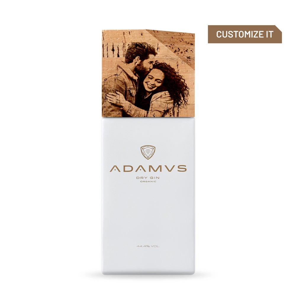 Adamus Organic Dry Gin 70cl (Tapón de Corcho Personalizado)