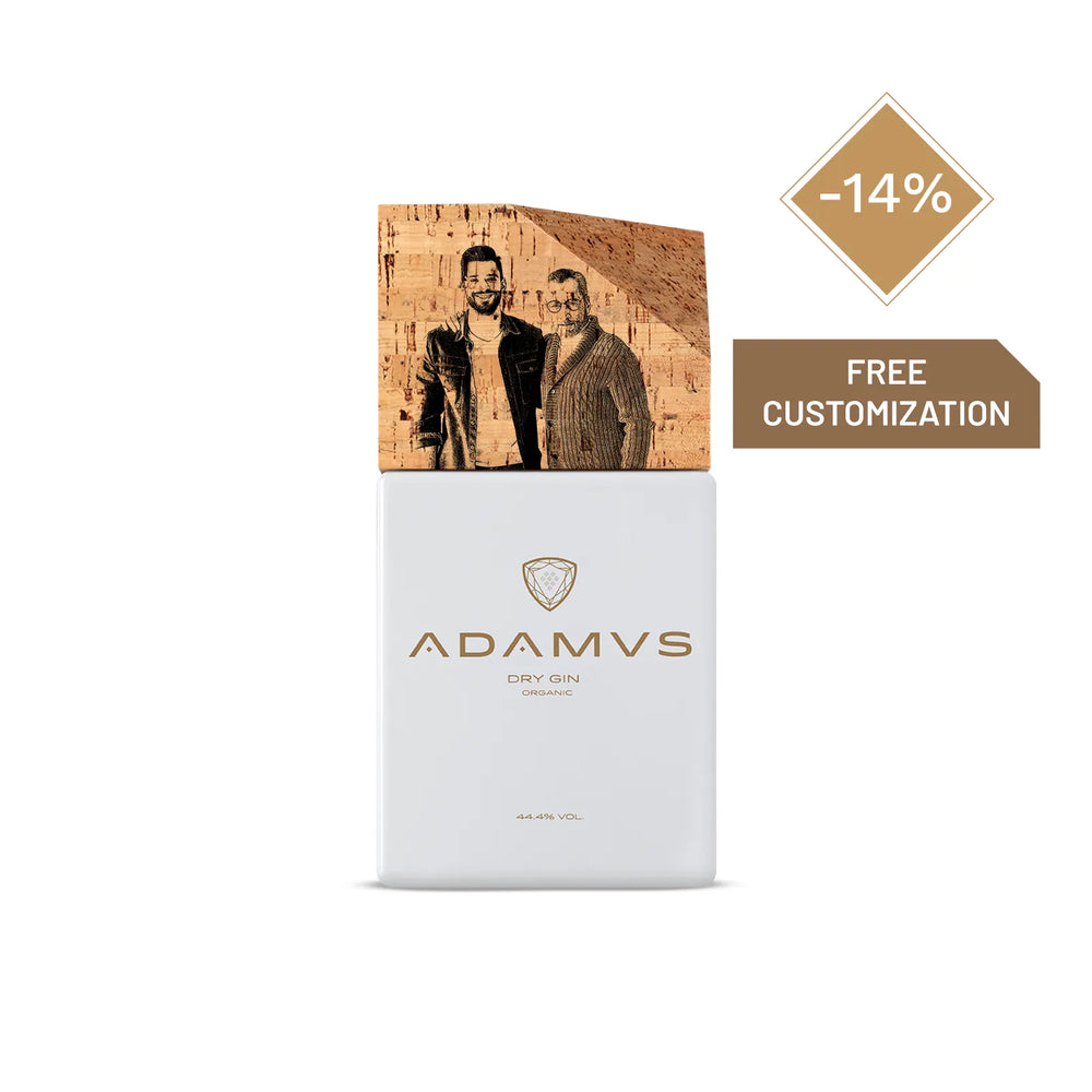 Adamus Organic Dry Gin Magnum Personalized 250cl - Father's day