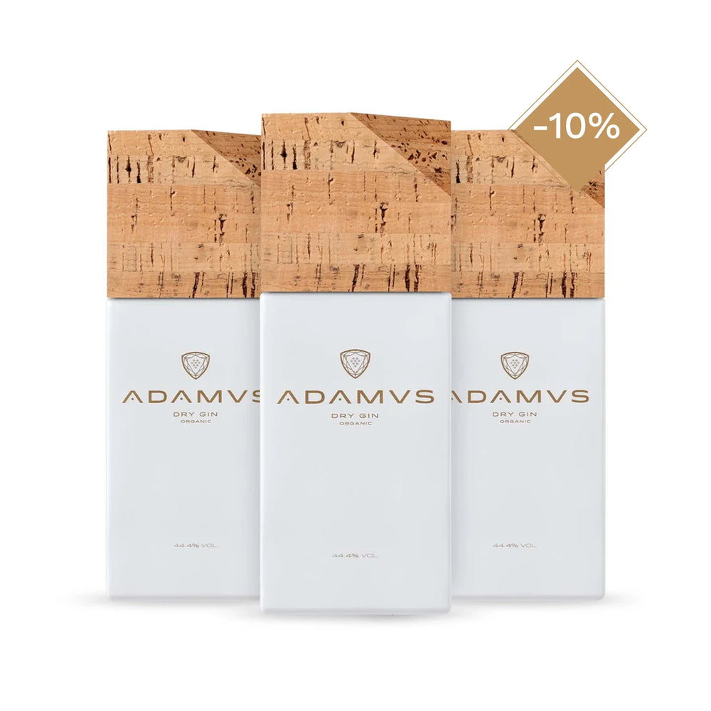 Gin Lover Pack - 3 Adamus Organic Dry Gin 70cl - Páscoa