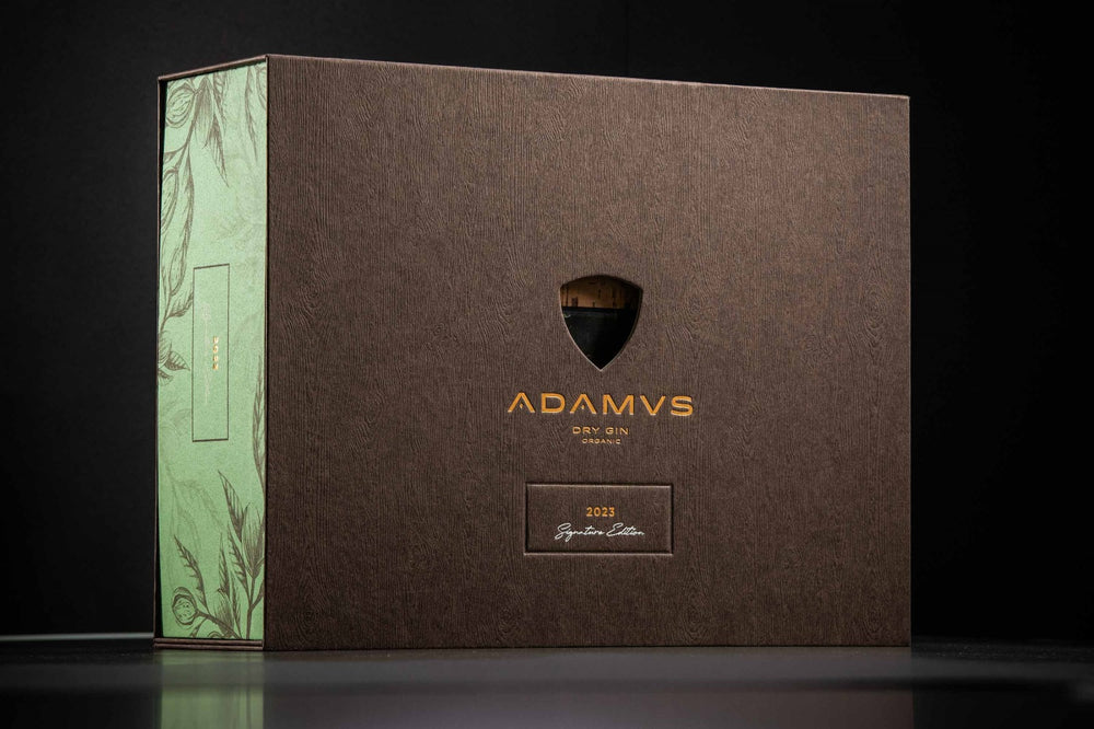 Adamus Organic Dry Gin Signature Edition 2023 70cl Gift Box Personalizzata 