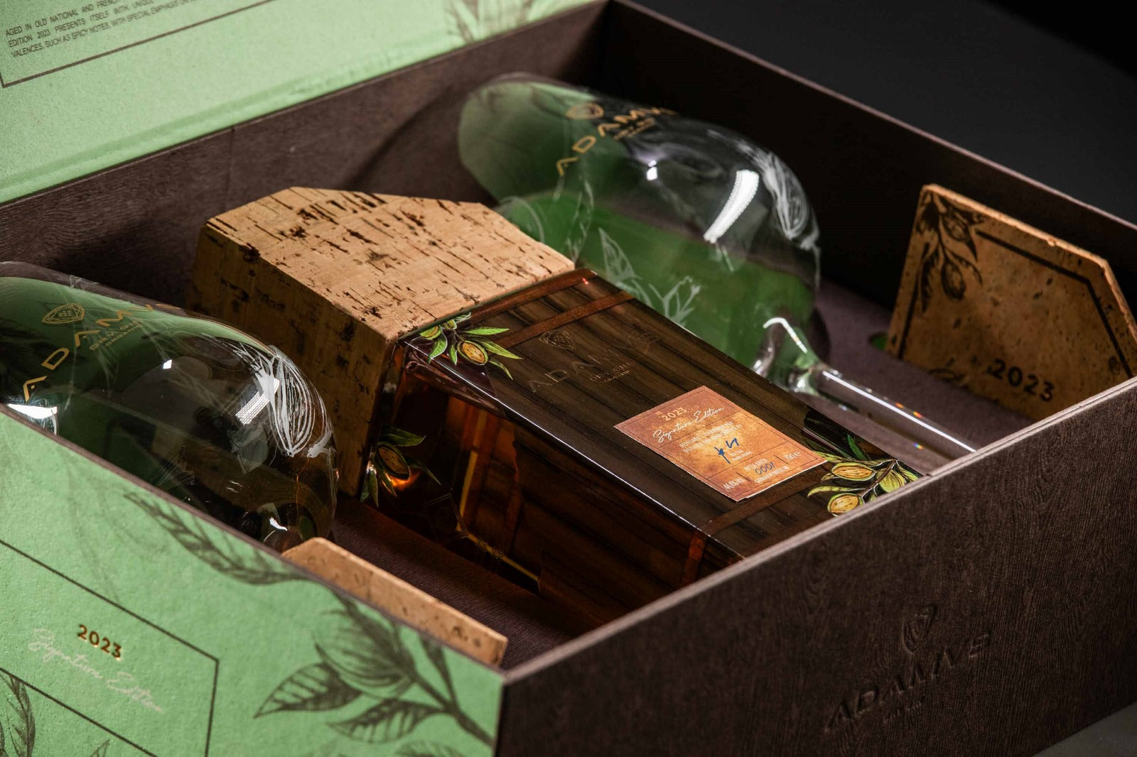 Adamus Organic Dry Gin Signature Edition 2023 70cl Gift Box Personalisiert 