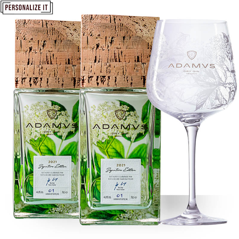 Adamus Organic Dry Gin Signature Edition 2021 Personalized 70cl