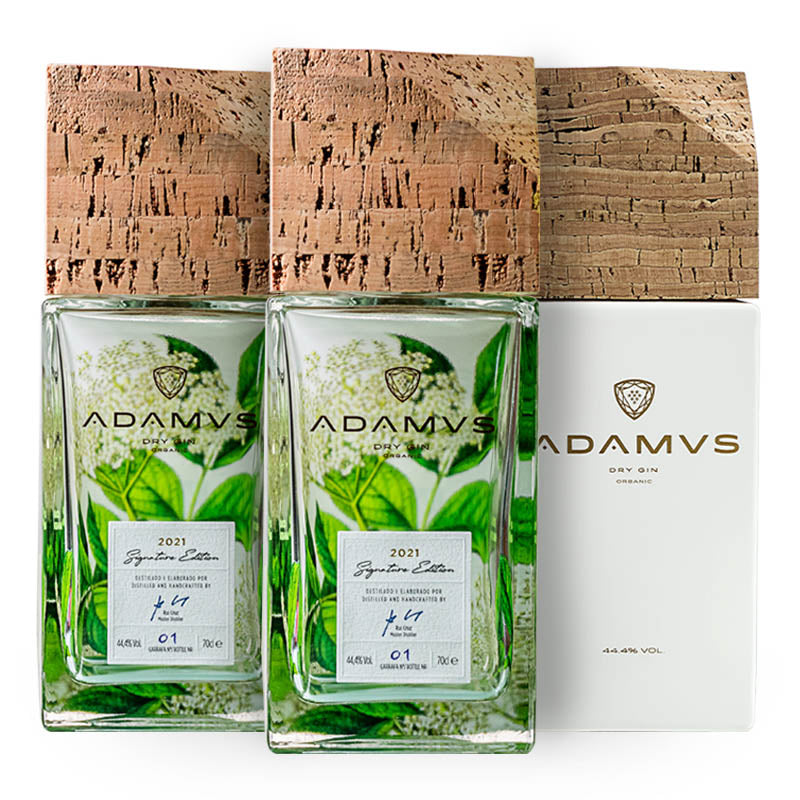 Adamus Pack of 2 Signature Edition 2021 70cl & 1 Organic Dry Gin 70cl